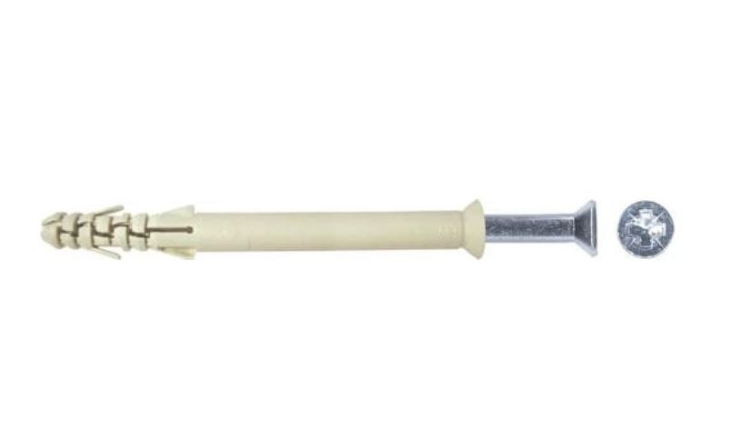 Dybel ramowy ŁEB z nacięciem krzyżowym ARS 08/160mm