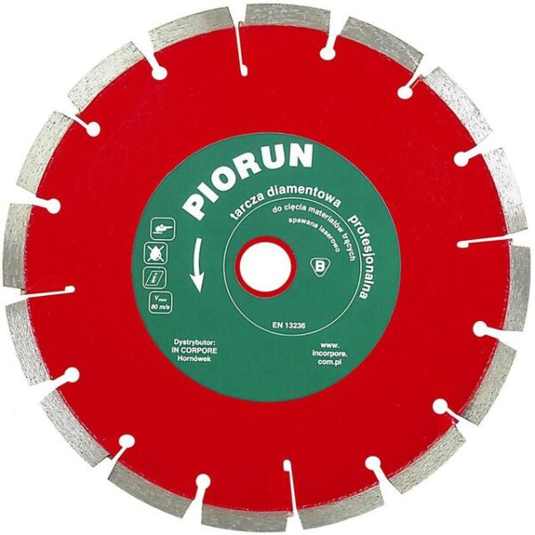 Tarcza diamentowa segmentowa piorun 230mm