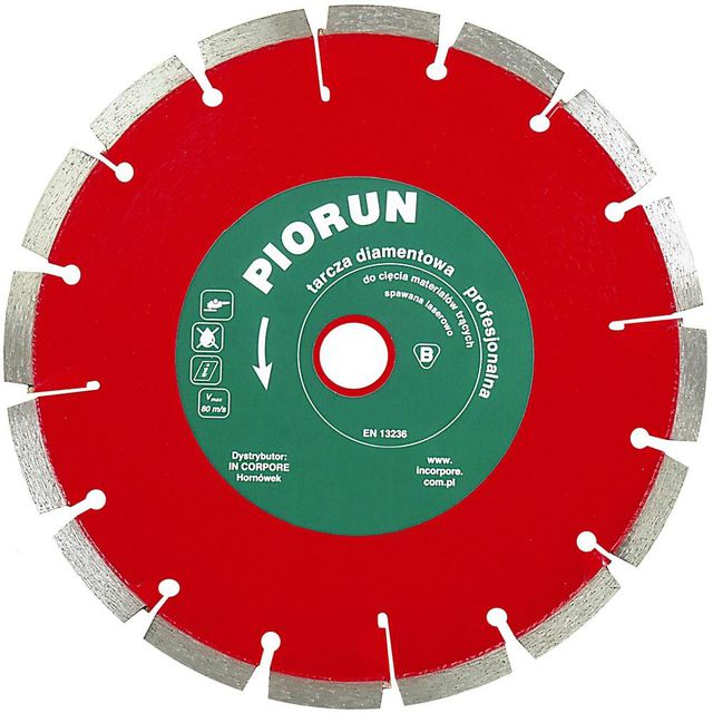 Tarcza diamentowa segmentowa piorun 230mm