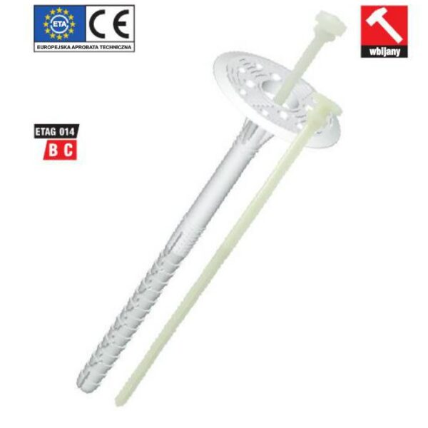 Kołek do izolacji trzpień z tworzywa LFN 10*140mm