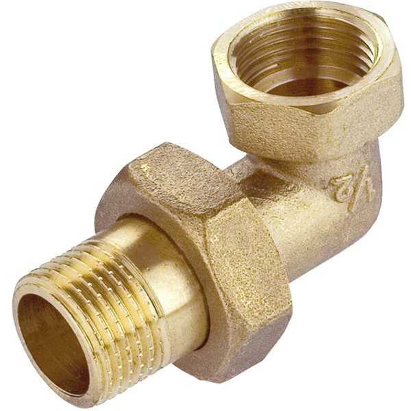 Złączka mosiężna śrubunek kątowy oring 3/4''