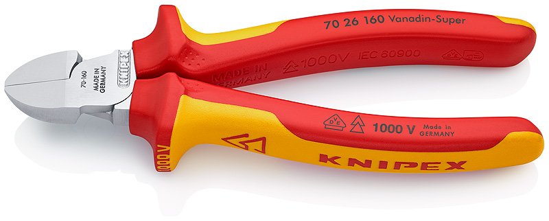 Szczypce tnące boczne izolowane 160mm