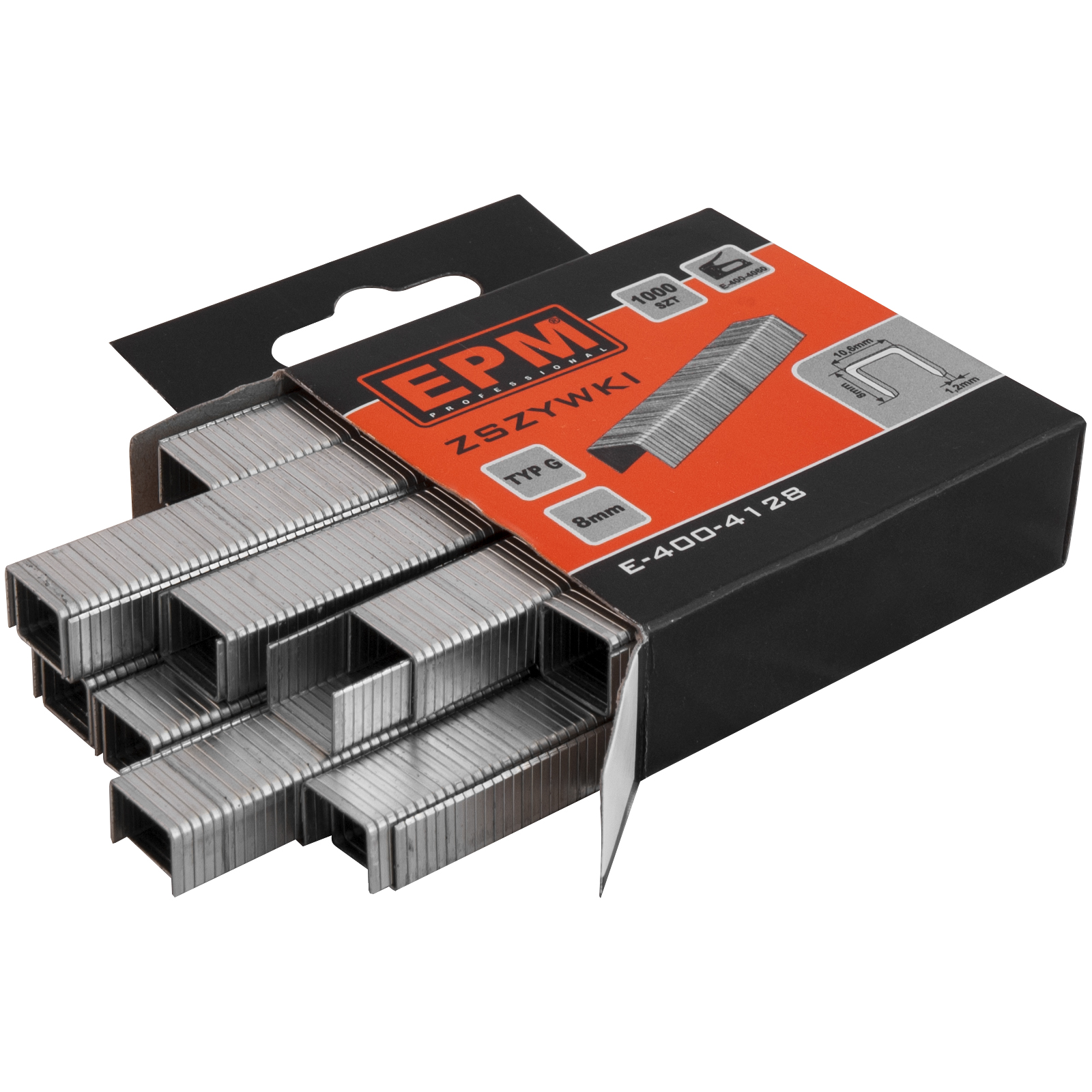 Zszywki TYP G 1000szt 10.6mm*1.2mm 14mm