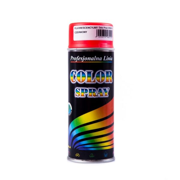 Spray 400ml fluorescencyjny czerwony