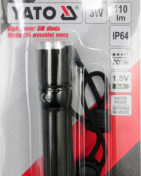 Metalowa latarka z diodą cree 100*25mm