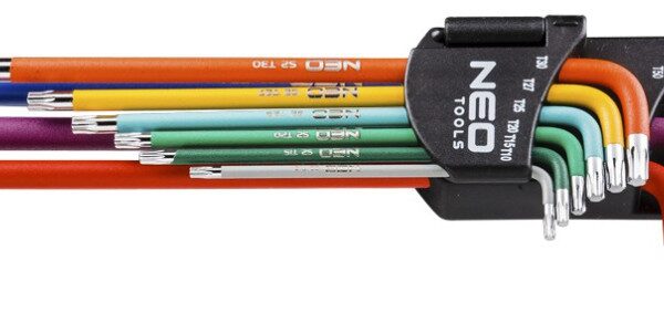 Klucze torx T10-50 9 sztuk kolorowe