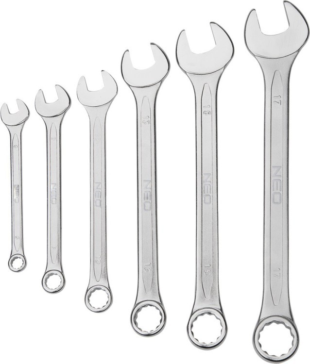Komplet kluczy płasko-oczkowych 6-22mm 12 sztuk