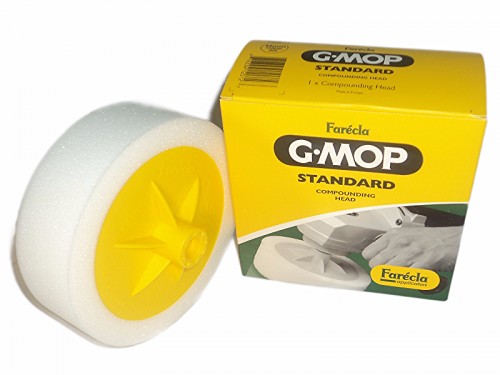 Gąbka polerska g-mop biała