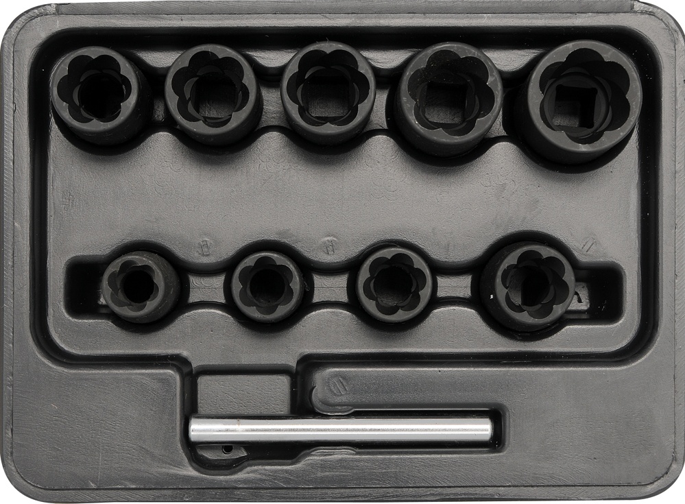 Zestaw wykrętaków 3/8 10 sztuk