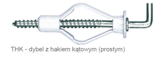 Dybel universalny nylonowy THK 8 100szt