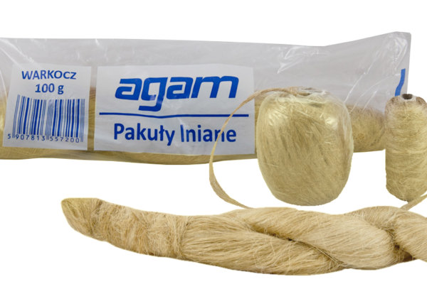 Pakuły lniane w szpuli 8 dkg