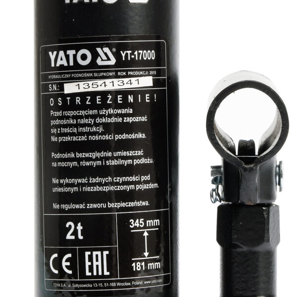 Podnośnik hydrauliczny słupkowy 2T