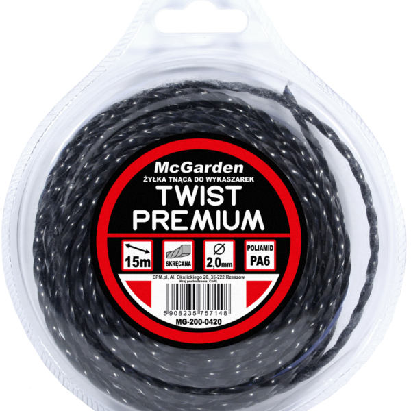 Żyłka do wykaszarki twist premium 2.4mm 15M