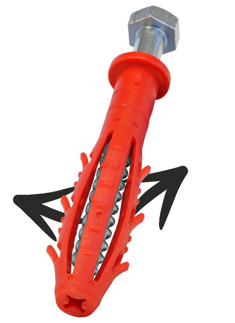 Kołek ramowy wszechstronny kaxdn 14*100mm nylon