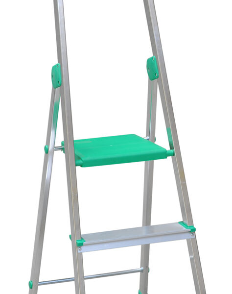 Drabina aluminiowa wolnostojąca 132cm 2 stopnie + podest