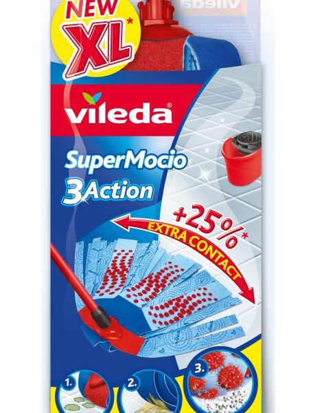 Vileda zapas do mopa supermocio 3ACTION velour