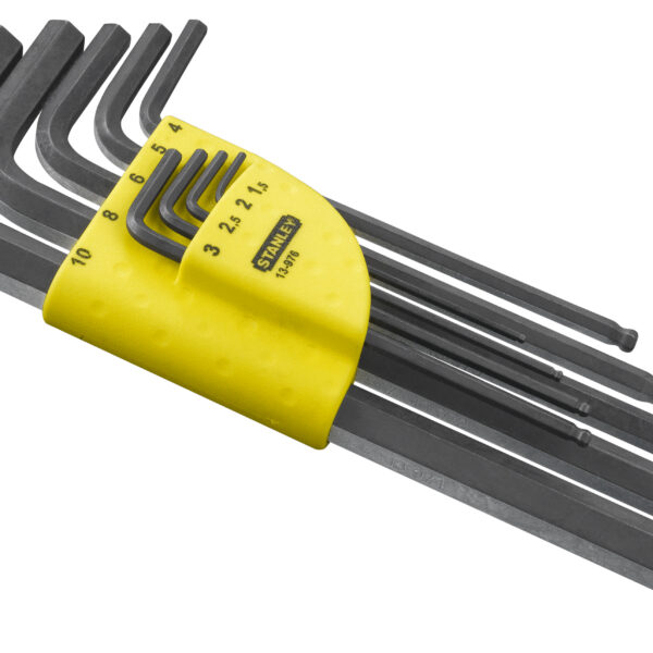 Zestaw kluczy 6-KĄTNYCH długich z końc. kulistą 1.5-10mm