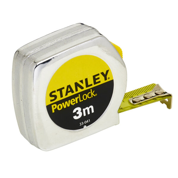 Miara powerlock, chrom obudowa plastikowa 3M/19mm [L]