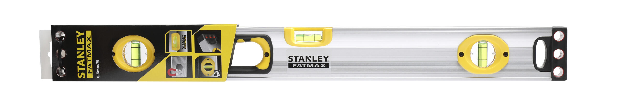 Poziomica fatmax II magnetyczna, 3 libelki 120cm