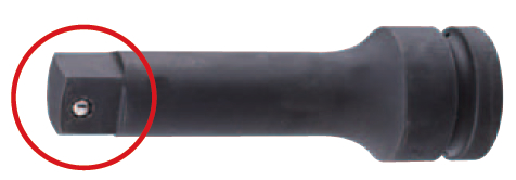 Przedłużka udarowa 1'' 175mm z kulką