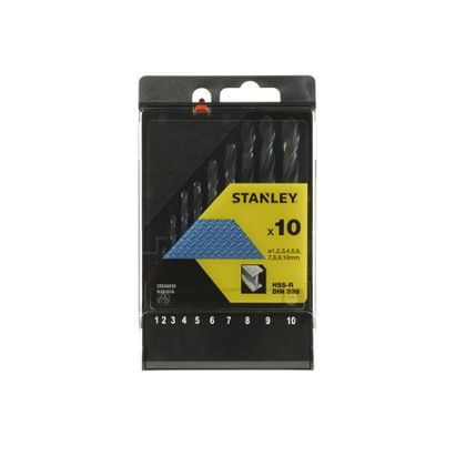 Wiertła do metalu hss-r kpl. 10 szt.