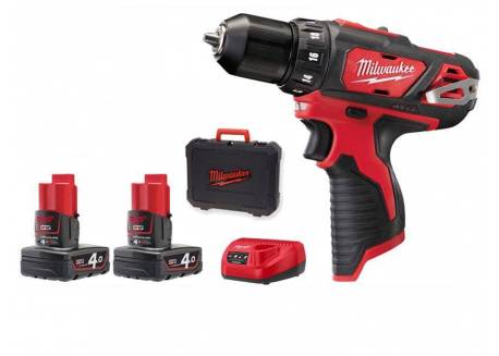 Wiertarko-wkrętarka akumulatorowa M12BDD-402C 2*4.0AH