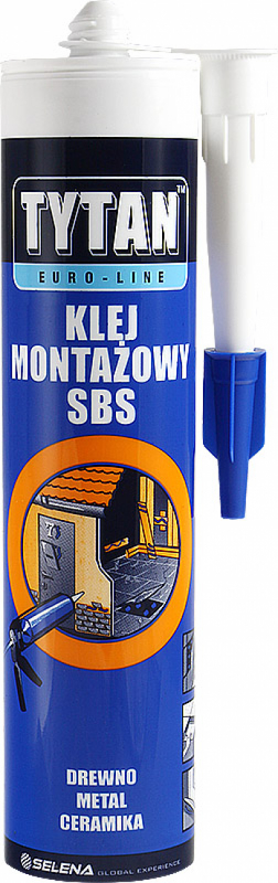 Klej montażowy 280ml Tytan euro-line SBS