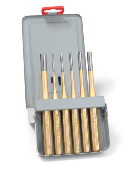 Zestaw wybijaków w metalowej kasecie ŚR. 3, 4, 5, 6, 8, 10mm