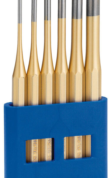 Zestaw wybijaków w stojaku z tworzyw ŚR. 3, 4, 5, 6, 8, 10mm