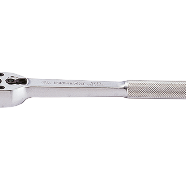 Grzechotka 1/2 32 zęby chrom, uchwyt moletowany 250mm