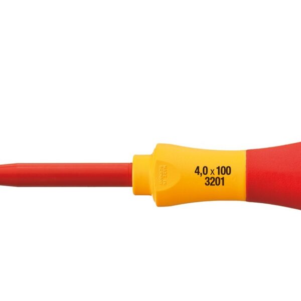 Wkrętak softfinish electric, płaski 4.0*100mm