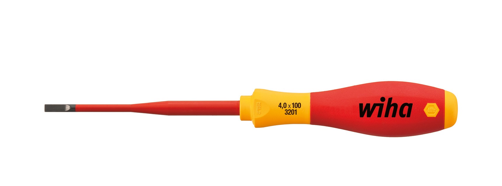 Wkrętak softfinish electric, płaski 4.0*100mm