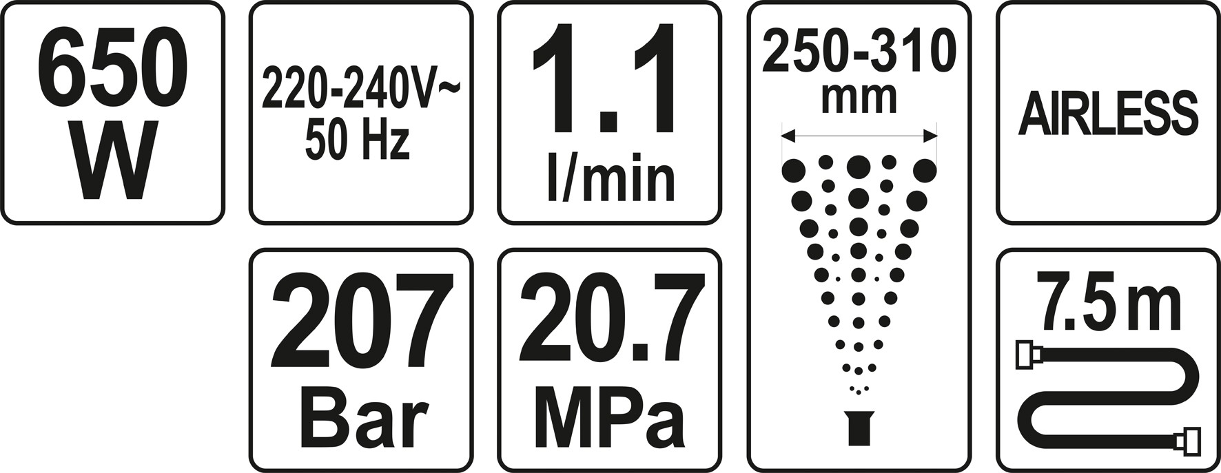 Agregat malarski hydrodynamiczny 650W