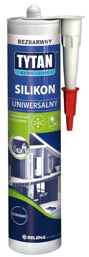 Silikon Tytan euro-line 280ml bezbarwny