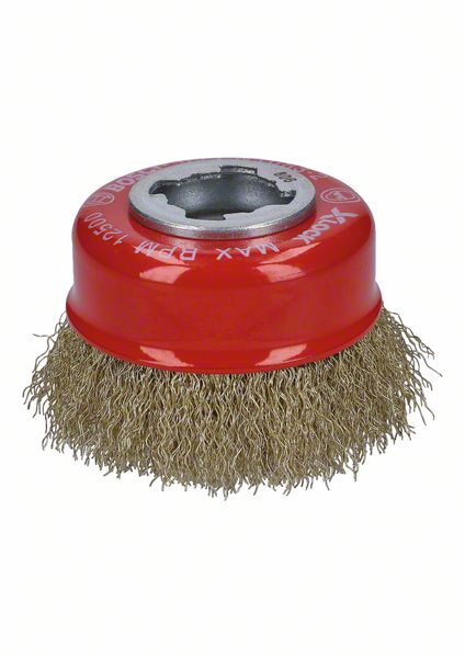 Szczotka garnkowa 70 x-lock stalowa mosiądzowana