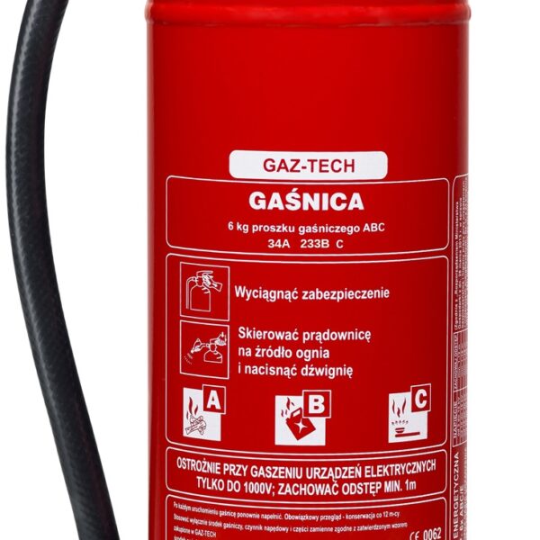 Gaśnica proszkowa 6kg