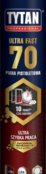 Pianka pistoletowa ultra 70 Tytan 870ml