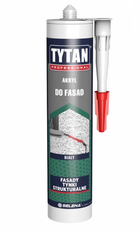 Akryl Tytan do fasad 280ml biały
