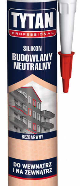 Silikon neutralny budowlany Tytan 280ml biały