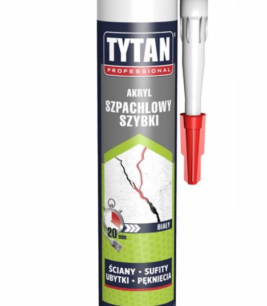 Akryl szpachlowy szybki lekki Tytan professional 280ml biały