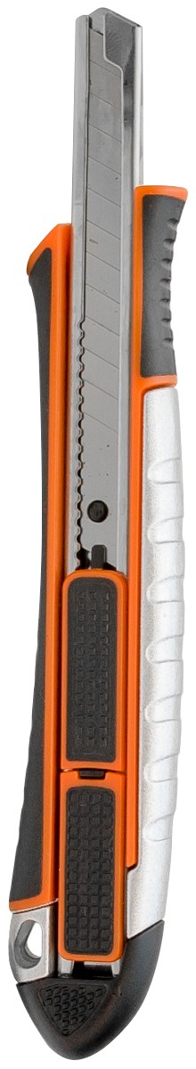 Nóż, nożyk z ostrzem łamanym aluminiowy bezpieczny 9mm