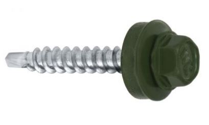Wkręt samowiertny 4.8*20mm RAL 6020