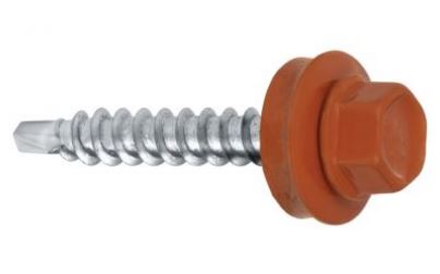 Wkręt samowiertny 4.8*55mm RAL 8004