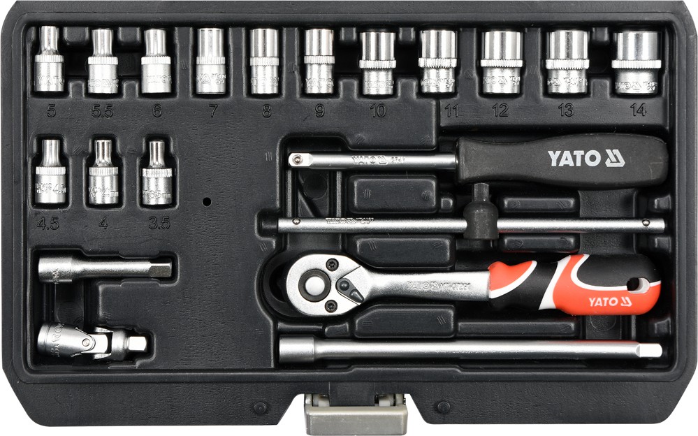 Zestaw narzędziowy 1/4'' 20 części XS