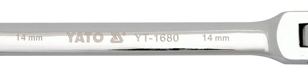 Klucz płasko-oczkowy z grzechotką i przegubem 9mm