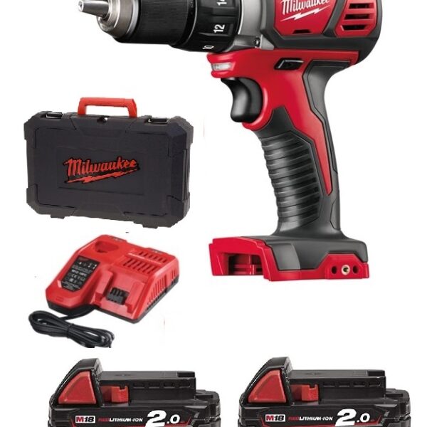 Wiertarko-wkrętarka akumulatorowa M18BDD-202C 2*2.0AH