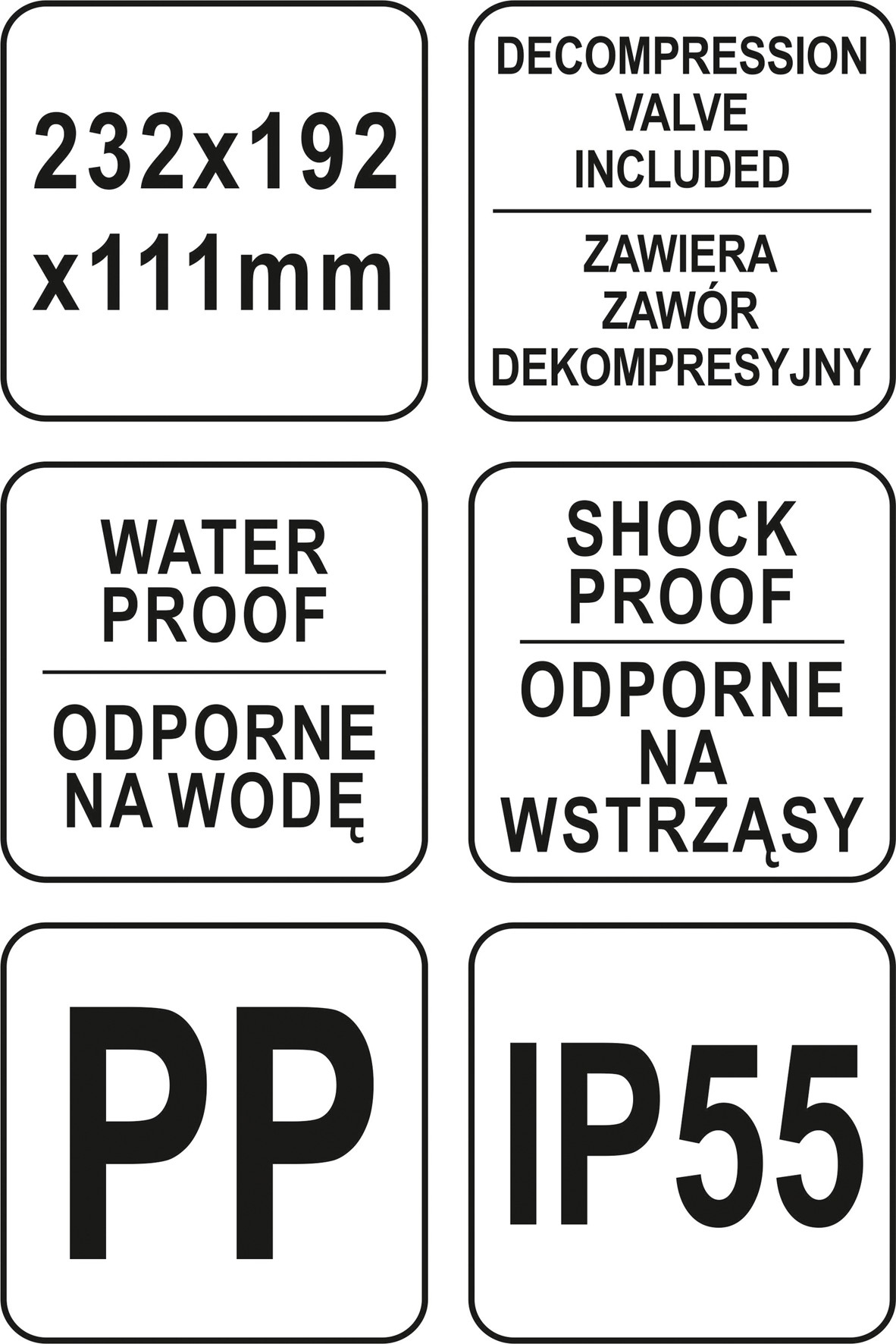 Walizka narzędziowa hermet 232*192*111mm
