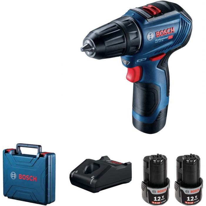 Wiertarko-wkrętarka akumulatorowa GSR 12V-30 2*2.0AH