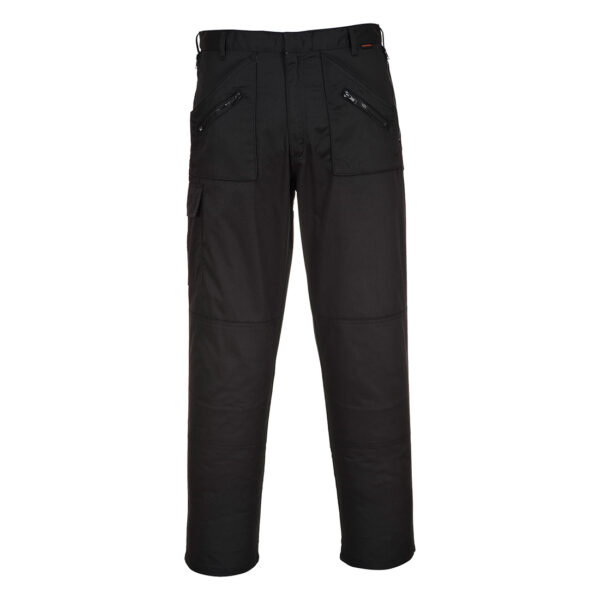 Spodnie ochronne do pasa, czarne, bojówki S887BKS short 30