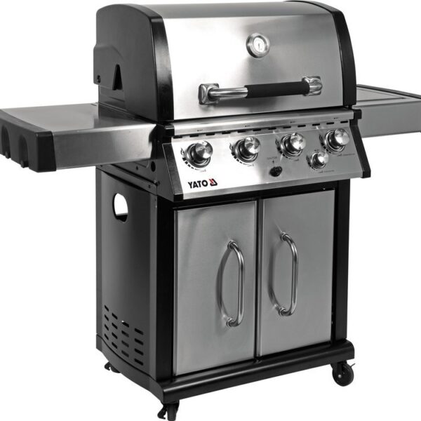 Grill gazowy 4+1 stal nierdzewna 17,5KW